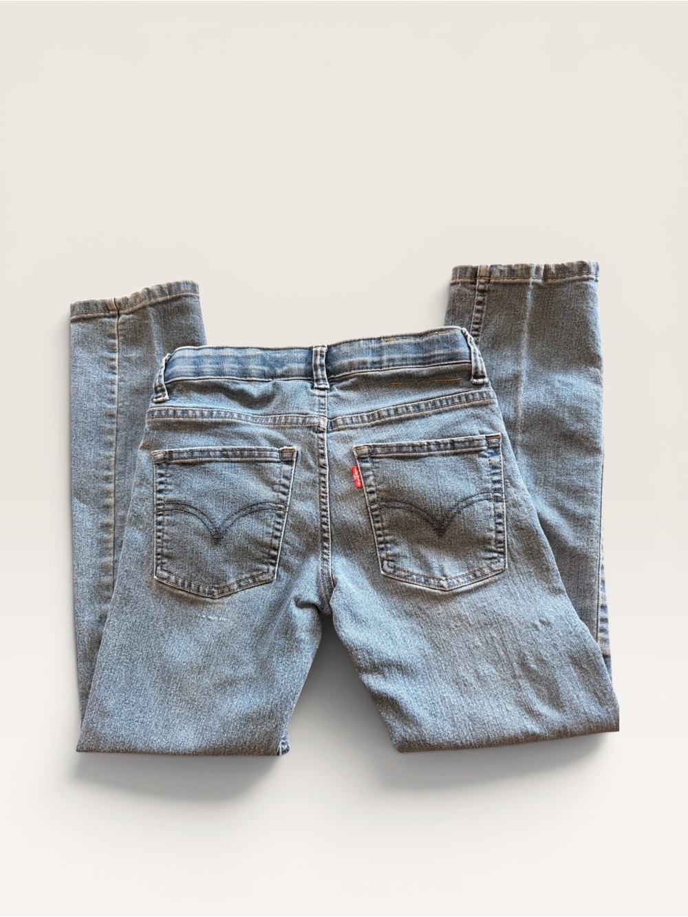 Levi’s Boys Size 10 Skinny Jeans Light Wash Stretch Denim